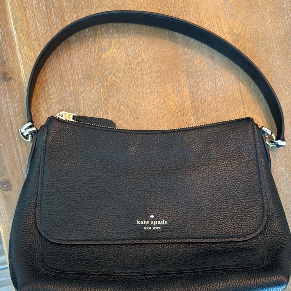 Kate Spade Black Structured Shoulder Bag